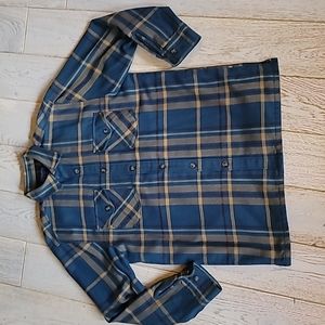 🦉PENDLETON plaid cotton Shacket Shirt Jacket mens medium M